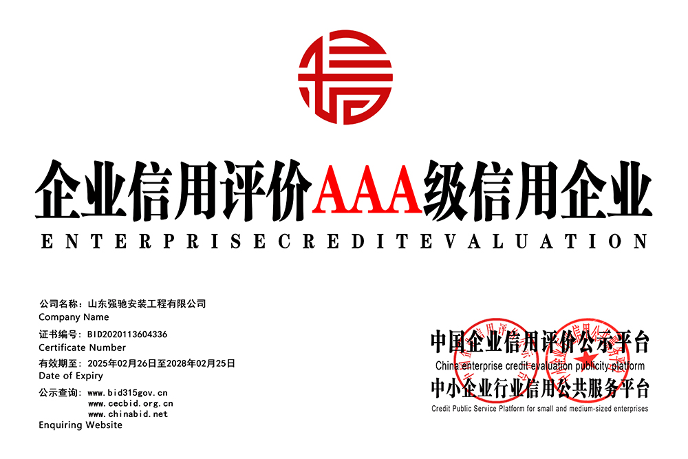 企業信用評價AAA信用企業
